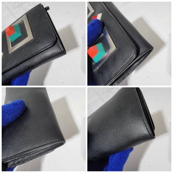 Authentic FENDI Hypnoteyes Tube Wallet Black - Picture 15 of 15